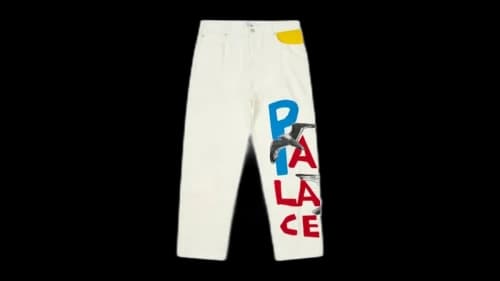 Palace x JCC+ P45 Denim Jean White