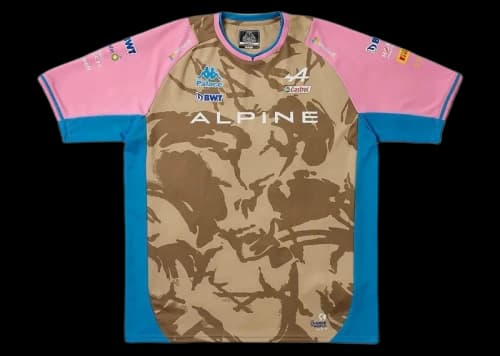 Palace x Kappa For Alpine Driver Jersey Desert Camo