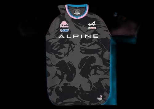 Palace x Kappa For Alpine Driver Jersey Night Desert Camo