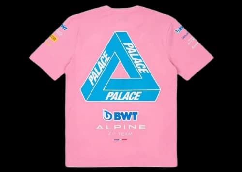 Palace x Kappa For Alpine T-shirt Pink
