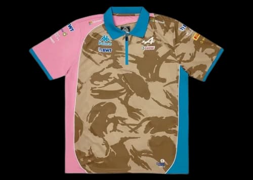 Palace x Kappa For Alpine Tech Polo Desert Camo