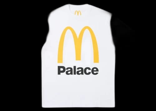 Palace x McDonald's Logo T-shirt White