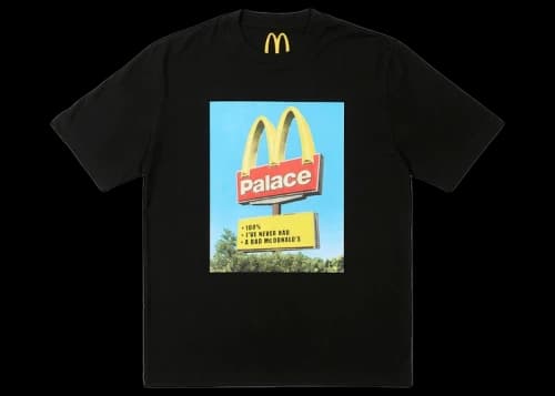 Palace x McDonald's Sign T-shirt Black