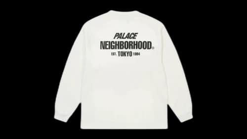 Palace x Neighborhood Waffle Jersey White