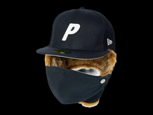 Palace x New Era Mask Dogear 59Fifty Fitted Cap Navy