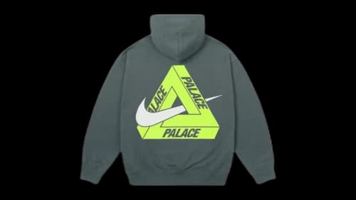 Palace x Nike Tri Swoosh Hood Charcoal