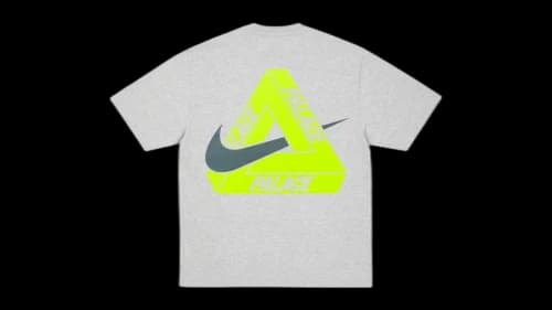 Palace x Nike Tri Swoosh T-Shirt Grey Marl