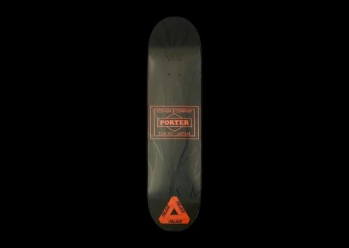 Palace x Porter 8.1 Skateboard Deck Black