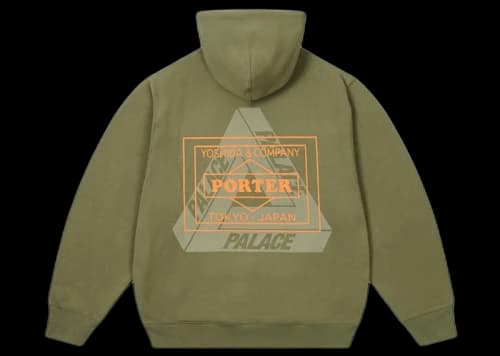 Palace x Porter Logo Hood Olive