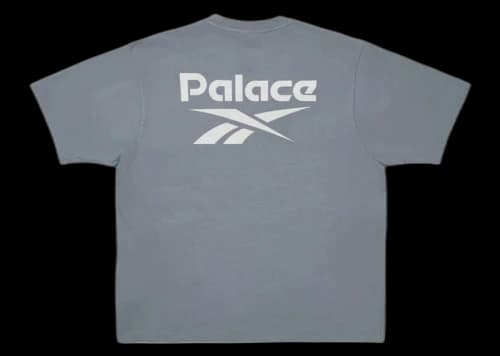 Palace x Reebok T-shirt Grey