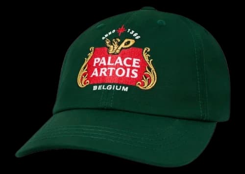 Palace x Stella Artois 6-Panel (SS24) Bottle Green