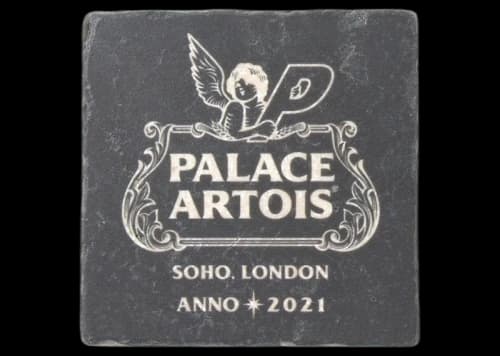 Palace x Stella Artois Stone Coaster Grey