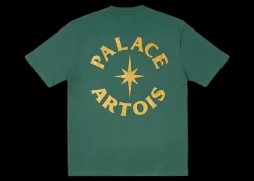 Palace x Stella Artois T-Shirt Bottle Green