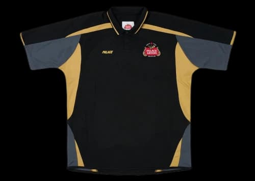 Palace x Stella Artois Tech Polo Black