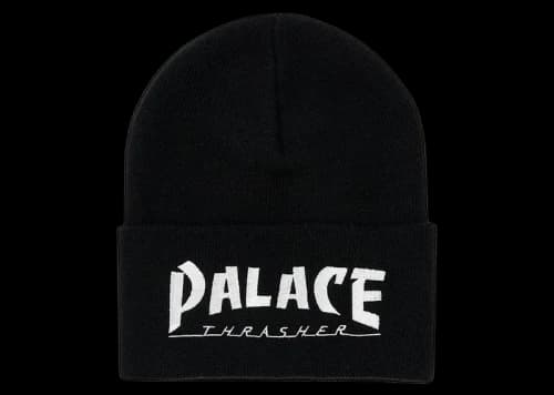 Palace x Thrasher Beanie Black