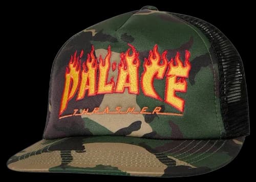 Palace x Thrasher Trucker Camo