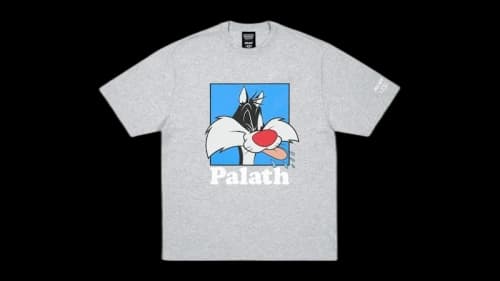 Palace x UGG Looney Tunes T-Shirt Grey Marl