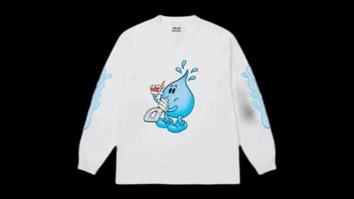 Palace x World Industries L/S T-shirt White