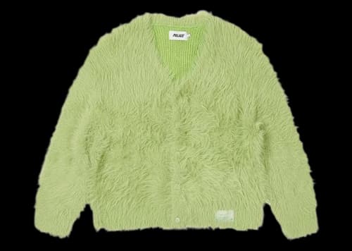 Palace Yeti Cardigan Natural Green