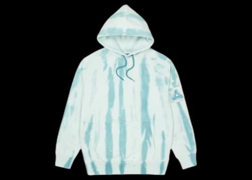 Palace Zebra Tie Dye Hood Teal