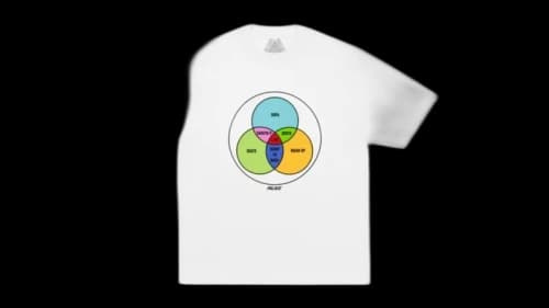 Palace Zen Diagram T-Shirt White