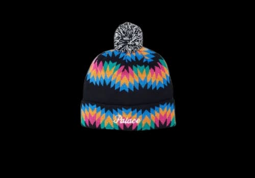 Palace Zig Zag Beanie Black