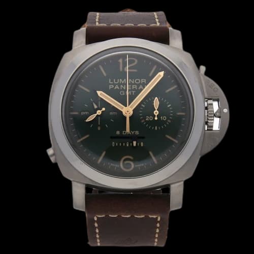 Panerai Luminor 1950 Chrono Monopulsante 8-Days GMT Titanio PAM 737