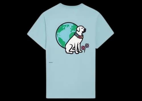 Pangaia x Victor Victor Sitting Dog T-Shirt Celestial Blue