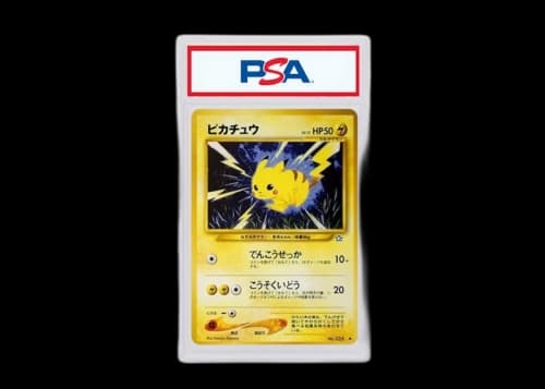Pikachu 2000 Pokémon Neo Genesis Neo 1 Gold Silver to the New World Holo Rare (Japanese) No.025 (PSA or BGS Graded)