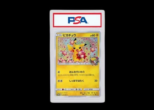 Pikachu 2018 Pokémon Pokémon Pokemon Center 20th Campaign Promo (Japanese) SM-P 224 (PSA or BGS Graded)