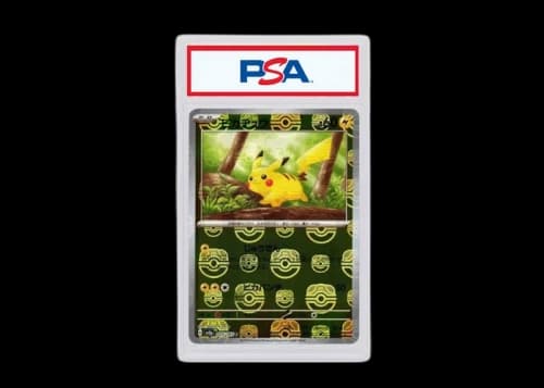 Pikachu 2023 Pokémon Scarlet & Violet SV2A (Japanese) 151 Enhanced Expansion Pack Master Ball Reverse Holo #025/165 (PSA or BGS Graded)