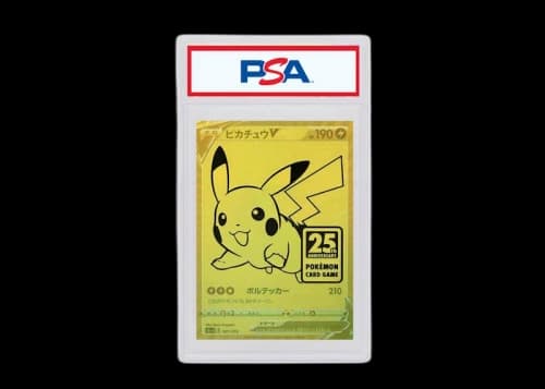 Pikachu V 2021 Pokémon Japanese Pokémon Asia 25th Anniversary Full Art #001 (PSA or BGS Graded)