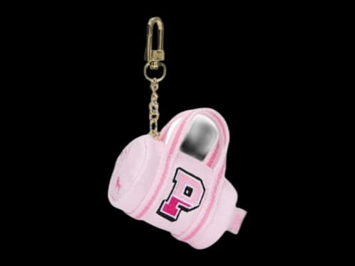PINK x LoveShackFancy Pink Tulip Mini Duffle Keychain Charm Pink Tulip