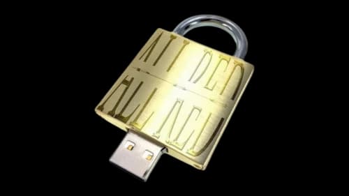 Playboi Carti Iam All Red Pad Lock USB Drive Multicolor