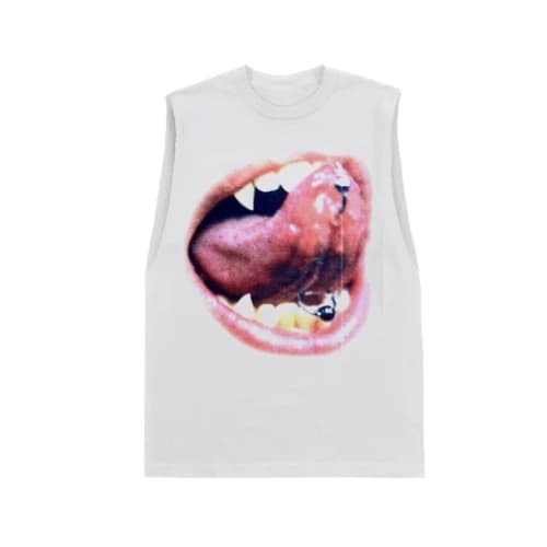 Playboi Carti Wipe Our Own Blood Sleeveless T-shirt White