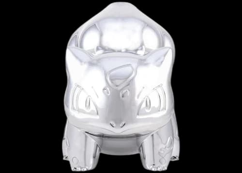 Pokemon 25th Anniversary Bulbasaur 3 Inch Figure Silver