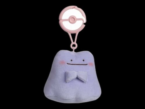 Plush Keychain Center Ditto (Bashful) Pokémon Natures
