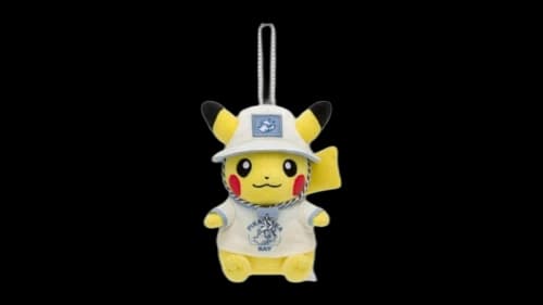 Pokemon Center Pikachu Leisure Style Tokyo Bay Keychain Plush