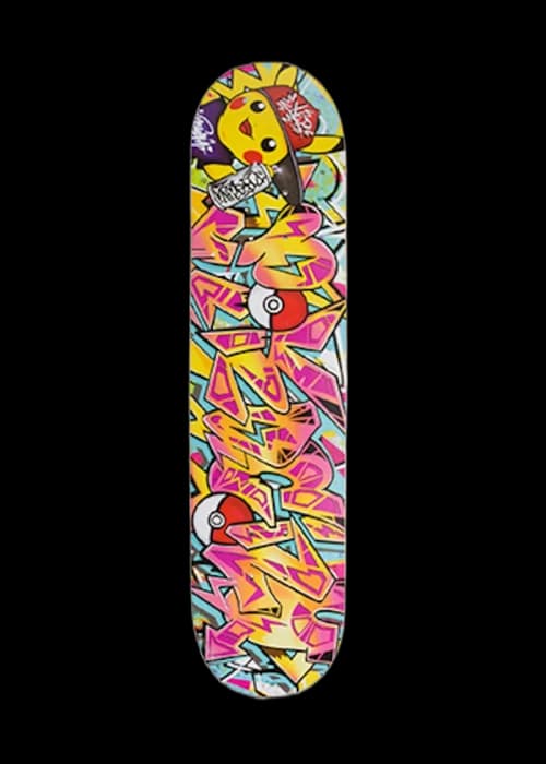 Pokemon Center SHIBUYA Graffiti Art Pikachu Skate Deck