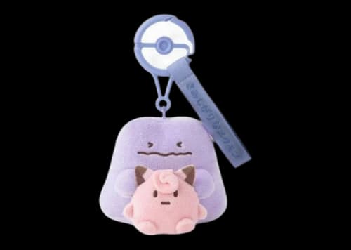 Pokemon Center Ten Poke Ten Colors Ditto (Lonely Ver) Keychain Plush