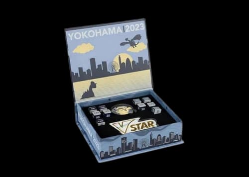 Pokemon Center World Store 2023 Yokohama Coin and Dice Set Blue