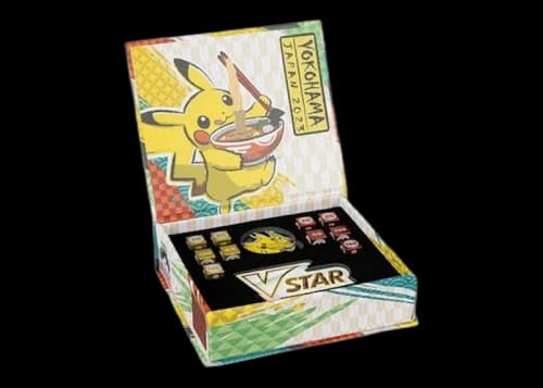 Pokemon Center World Store 2023 Yokohama Coin and Dice Set Multicolor