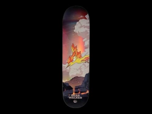 Pokemon Center x Bear Mew Moltres Skateboard
