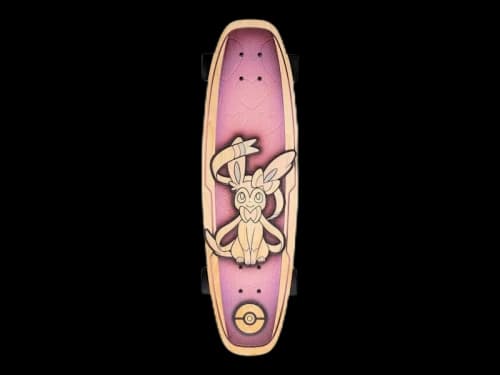 Pokemon Center x Bear Walker Sylveon Skateboard Deck