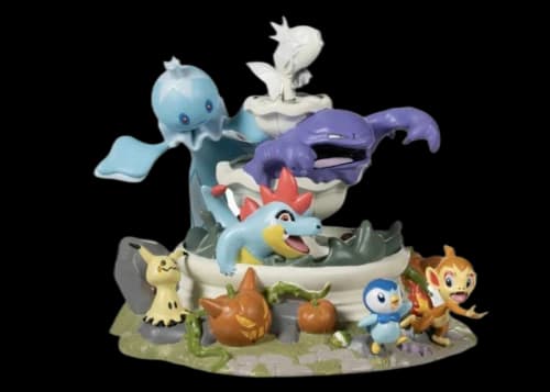Pokemon Haunted Pokemon Village: Frillish Frightening Fountain Figure Figure