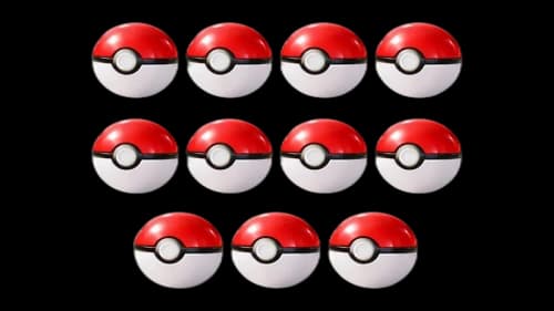 Pokemon Pack of 10 Pokemon Poke Ball Mystery Random Assortment Capsules Yellow