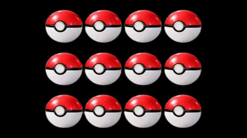 Pokemon Pack of 12 Pokemon Poke Ball Mystery Random Assortment Capsules Yellow