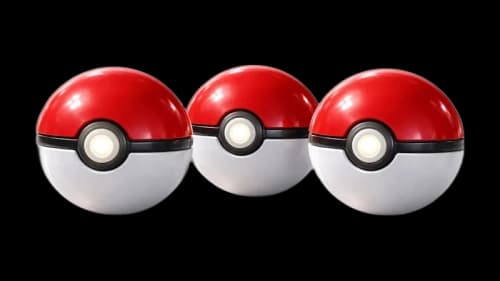 Pokemon Pack of 3 Pokemon Poke Ball Mystery Random Assortment Capsules Yellow