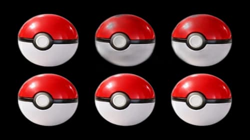 Pokemon Pack of 6 Pokemon Poke Ball Mystery Random Assortment Capsules Yellow