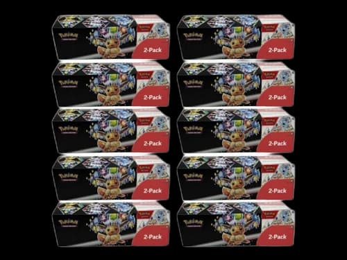 Pokémon Prismatic Evolutions Surprise Box (Sam's Club Exclusive) Booster Bundle 2 Pack 10x Lot
